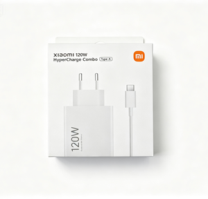 Kit Caricatore Xiaomi 120W HyperCharge Combo (con cavo USB-A a USB-C)