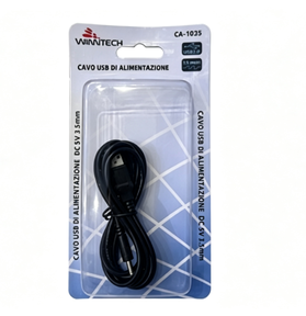 Cavo di Alimentazione USB Wintech CA-1025 (DC 5V, 3.5mm)