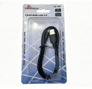 Cavo Mini USB 2.0 Wimitech CA-1007 (USB-A Maschio a Mini USB Maschio)