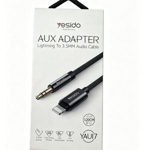 Cavo AUX Adattatore Yesido YAU17 (Lightning a 3.5mm, 1.2m)