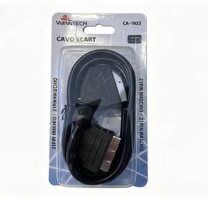 Cavo SCART Winitech CA-1022 (21 Pin Maschio-Maschio, 1.5 Metri)