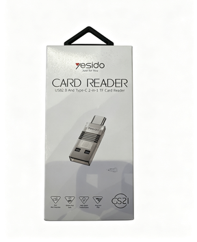 Lettore di Schede TF 2-in-1 Yesido GS21 (USB 2.0 + USB-C)