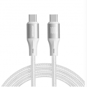 Cavo Joyroom USB-C a USB-C PD 100W, trecciato, per laptop e smartphone
