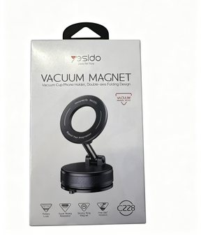 Supporto Magnetico per Telefono Yesido CZ228 (Ventosa, Doppio Asse Pieghevole)