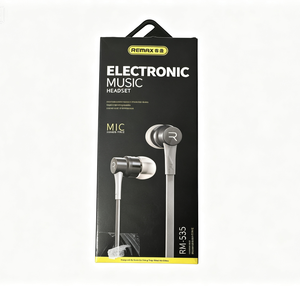 Cuffie Auricolari Remax RM-535 Silver con Microfono